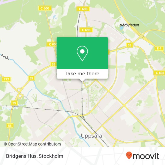 Bridgens Hus map