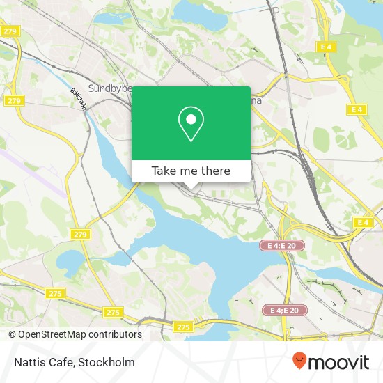 Nattis Cafe map