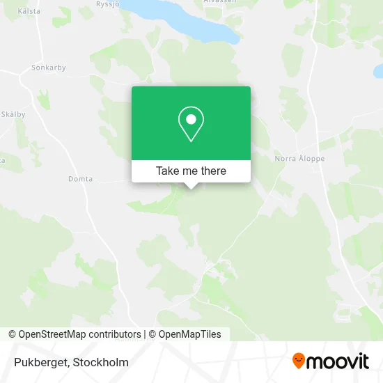 Pukberget map