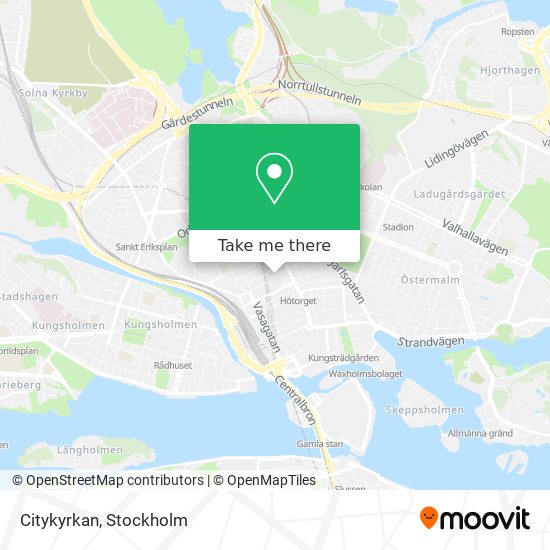 Citykyrkan map