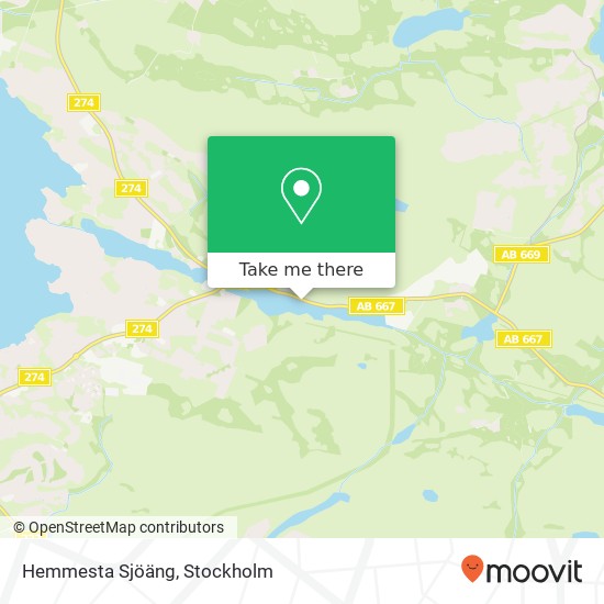 Hemmesta Sjöäng map