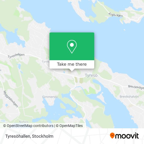 Tyresöhallen map