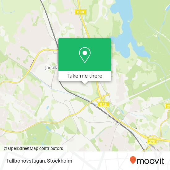 Tallbohovstugan map