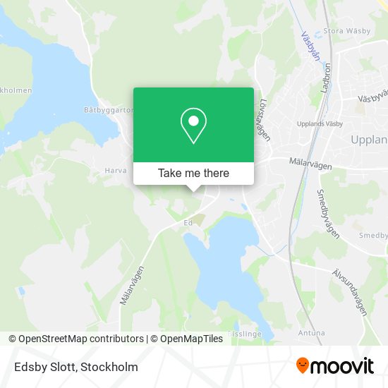 Edsby Slott map