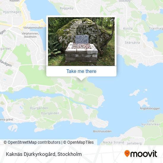 Kaknäs Djurkyrkogård map