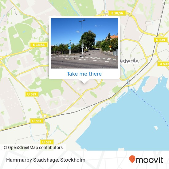 Hammarby Stadshage map