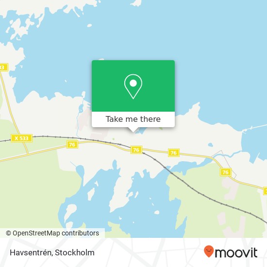 Havsentrén map