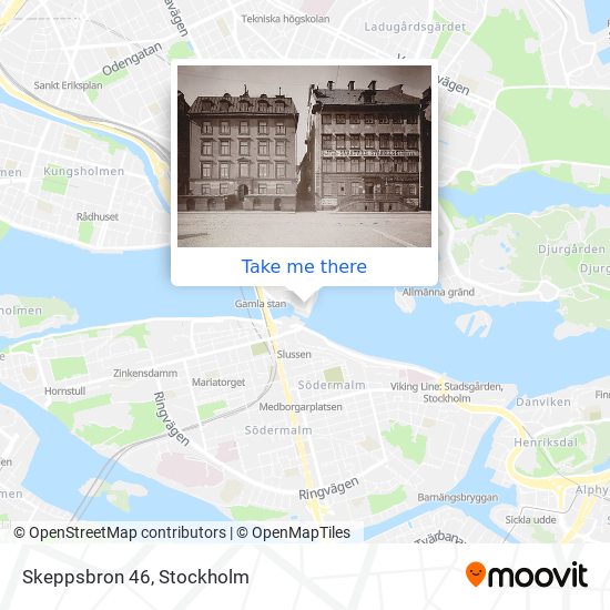 Skeppsbron 46 map