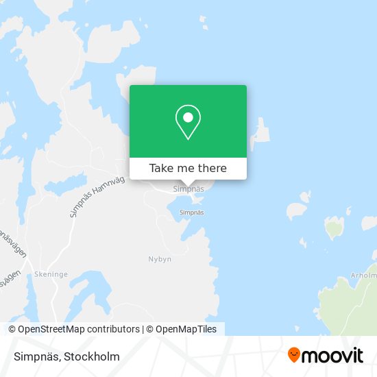 Simpnäs map