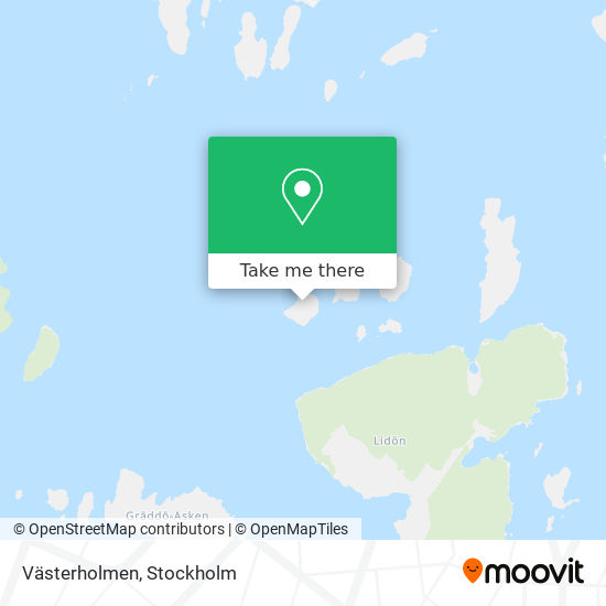 Västerholmen map