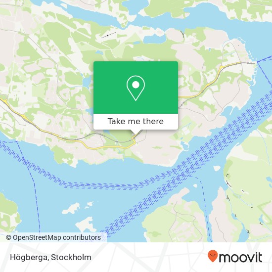 Högberga map