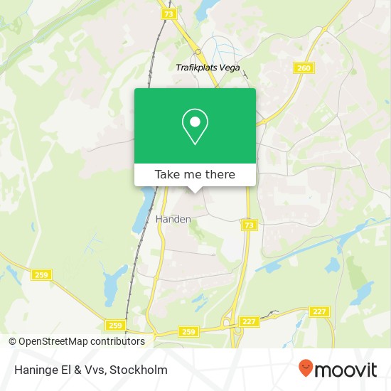 Haninge El & Vvs map