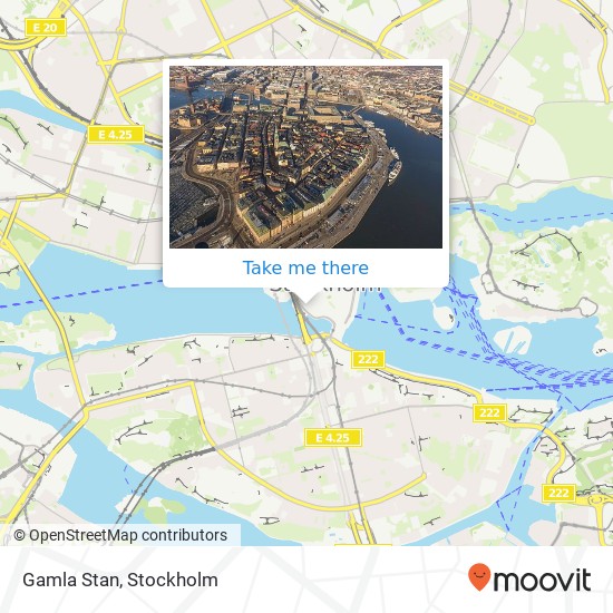 Gamla Stan map