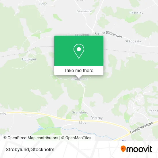 Ströbylund map