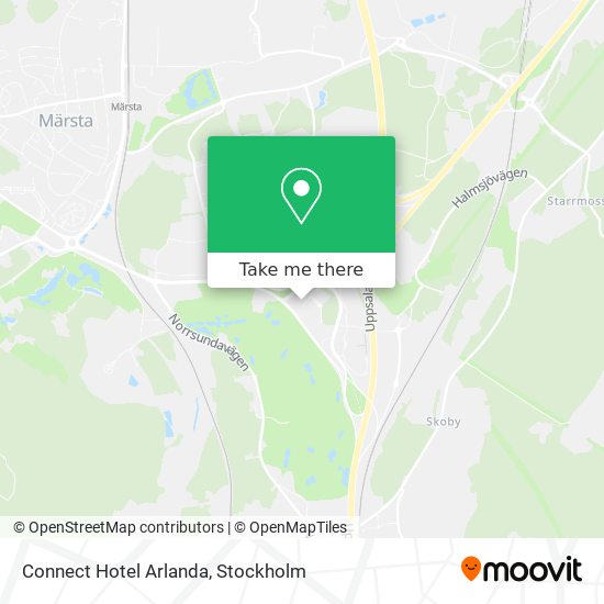 Connect Hotel Arlanda map