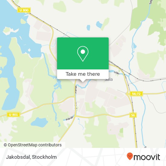 Jakobsdal map