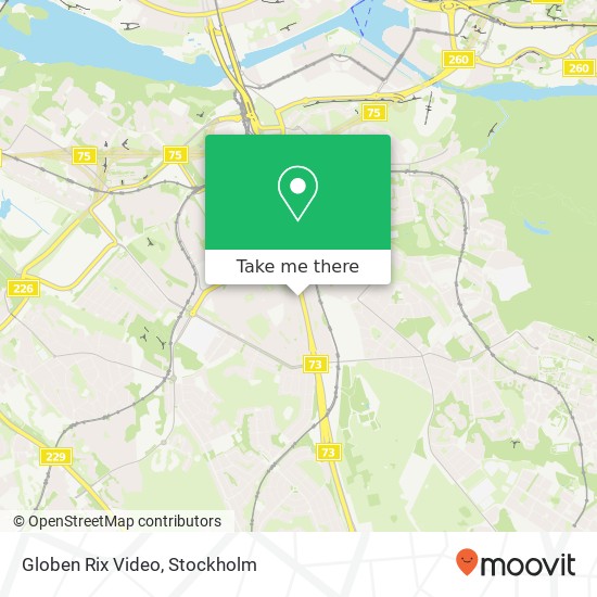 Globen Rix Video map