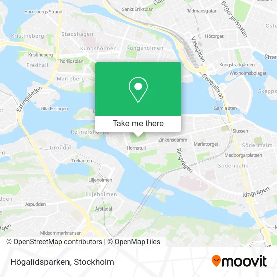 Högalidsparken map