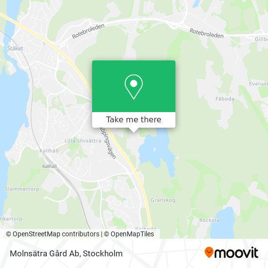 Molnsätra Gård Ab map