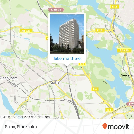 Solna map