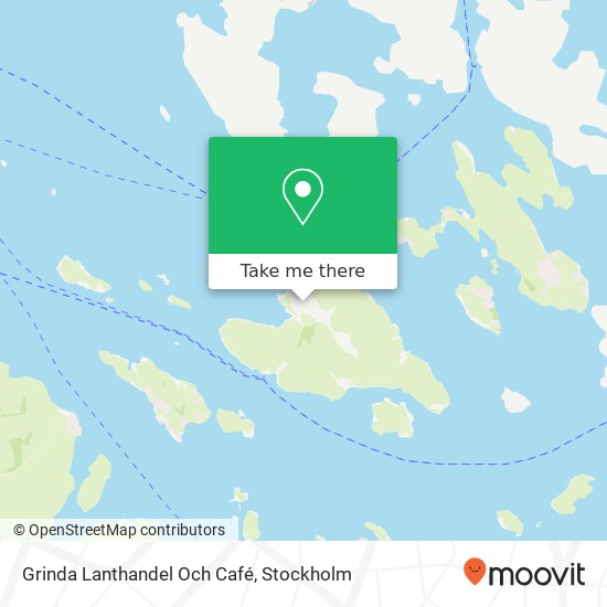 Grinda Lanthandel Och Café map