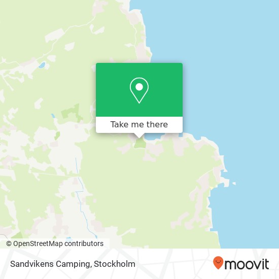 Sandvikens Camping map