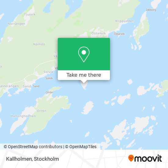 Kallholmen map