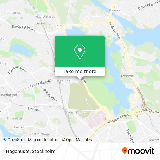 Hagahuset map