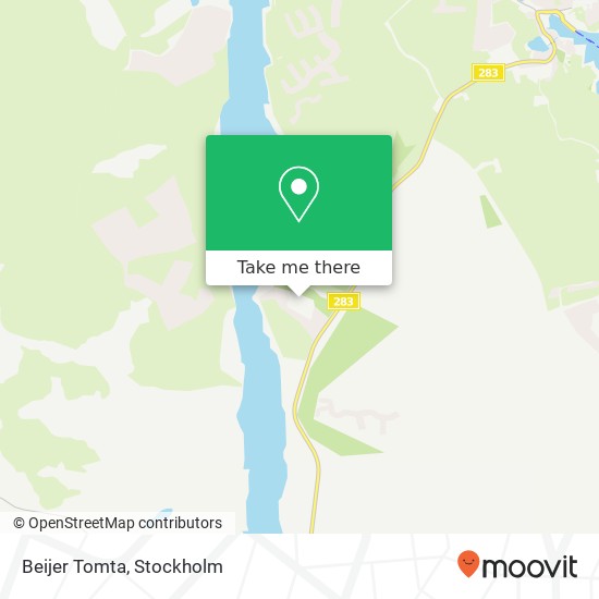 Beijer Tomta map