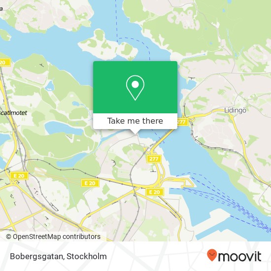 Bobergsgatan map