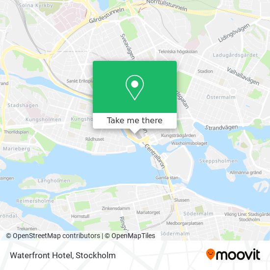Waterfront Hotel map