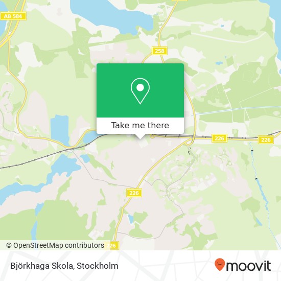Björkhaga Skola map