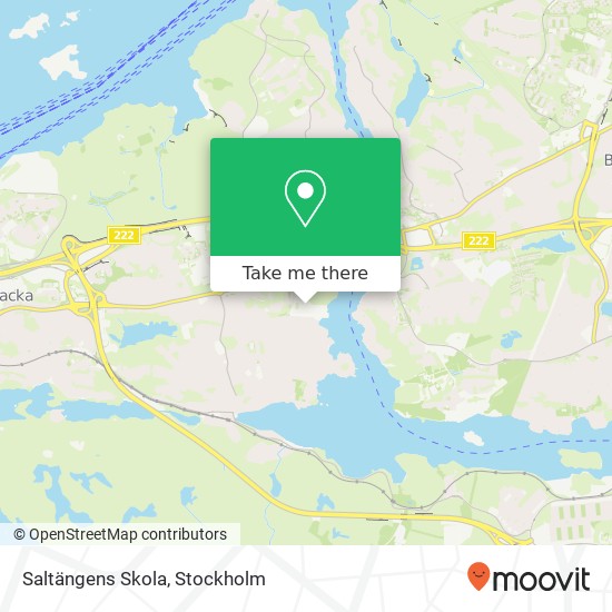 Saltängens Skola map