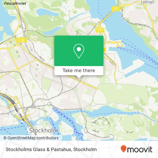 Stockholms Glass & Pastahus map