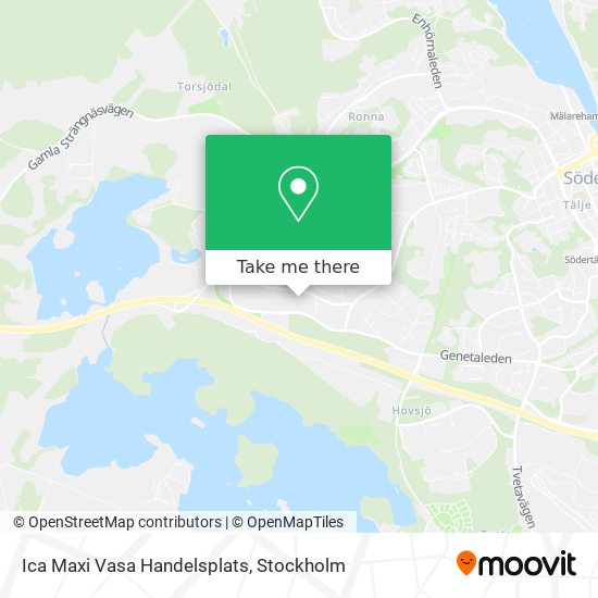 Ica Maxi Vasa Handelsplats map