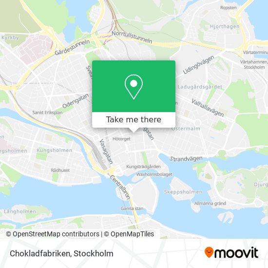 Chokladfabriken map