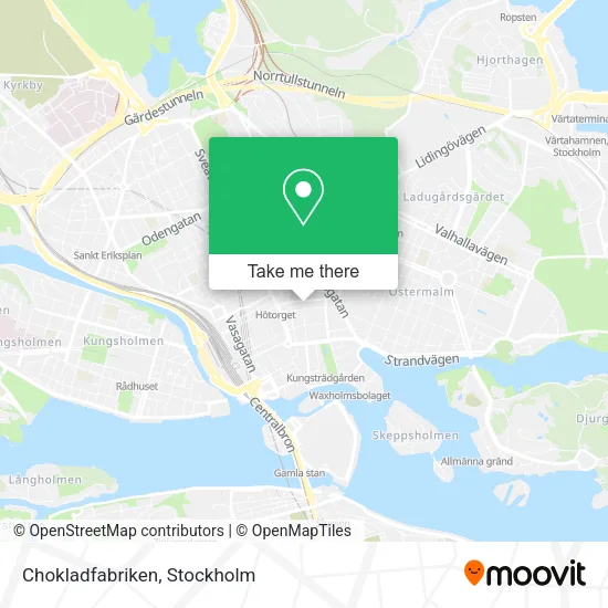 Chokladfabriken map