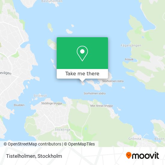 Tistelholmen map