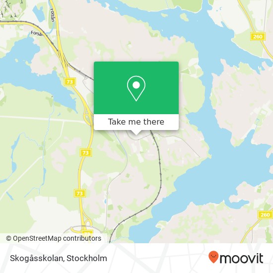 Skogåsskolan map