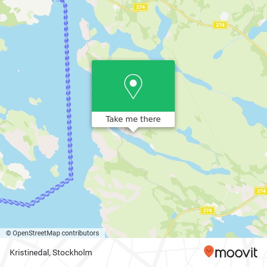 Kristinedal map