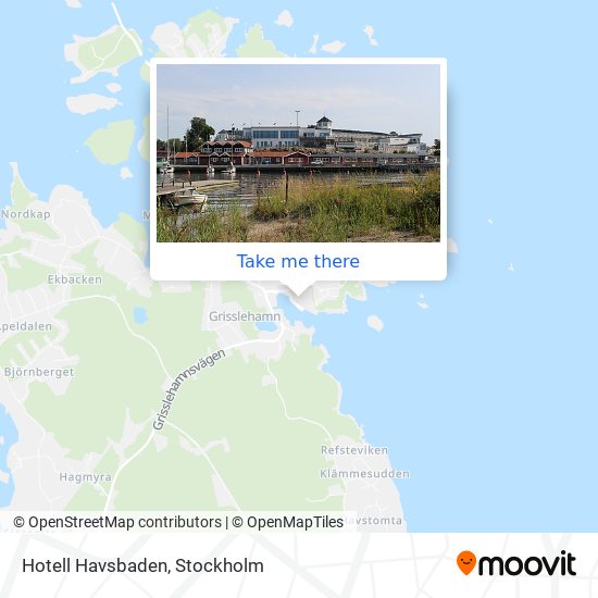 Hotell Havsbaden map