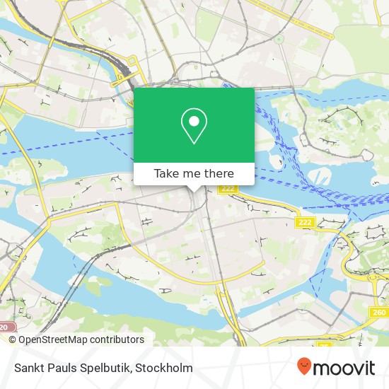 Sankt Pauls Spelbutik map