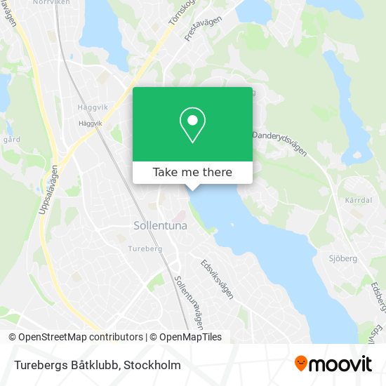 Turebergs Båtklubb map