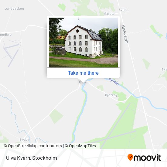 Ulva Kvarn map