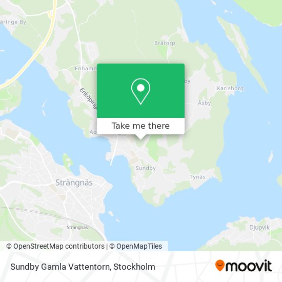 Sundby Gamla Vattentorn map