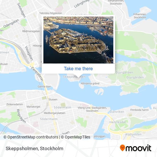 Skeppsholmen map