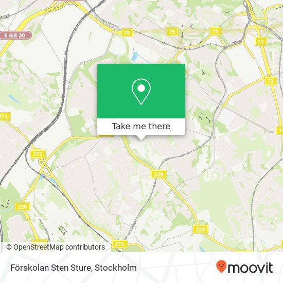 Förskolan Sten Sture map