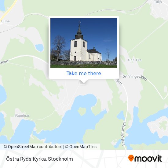 Östra Ryds Kyrka map