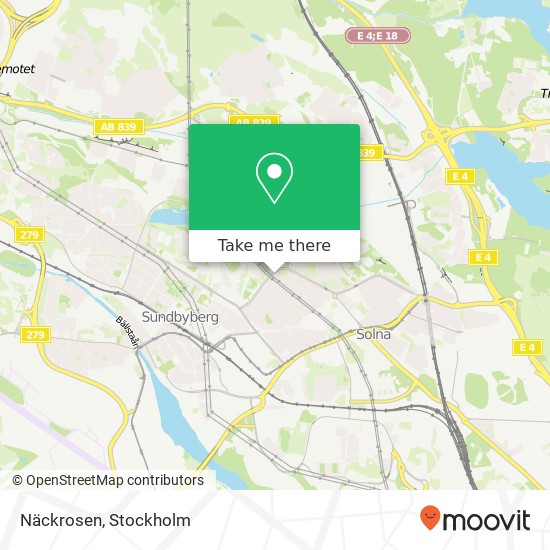 Näckrosen map