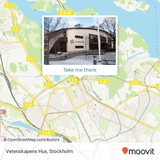 Vetenskapens Hus map